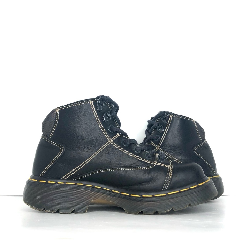 Vintage Dr Martens Made In England 8A07 Lowtop Lace Up Boots Women’s 7 Shoes - Picture 4 of 12
